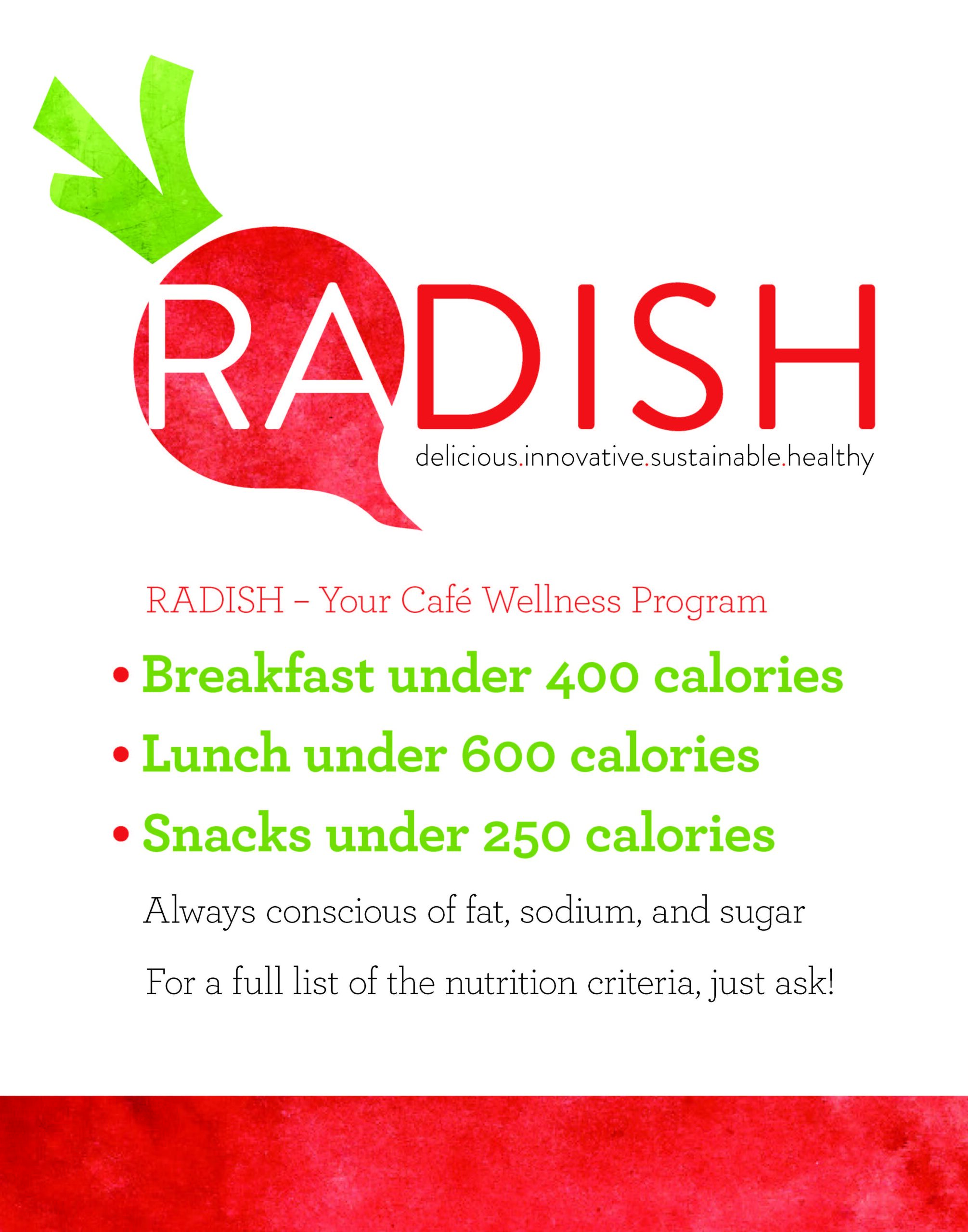 Radish delicious, innovative, sustainable & healthy food